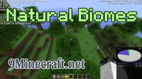  Natural Biomes Mod  Minecraft 1.3.2