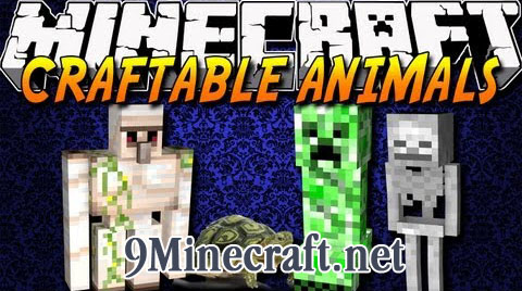  Craftable Animals Mod  Minecraft 1.5.2/1.5.1/1.4.7