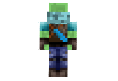 http://www.img.9minecraft.net/Skins/Cool-slime-steve-skin-1.png