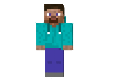 http://www.img.9minecraft.net/Skins/Steve-with-a-hoodie-skin.png