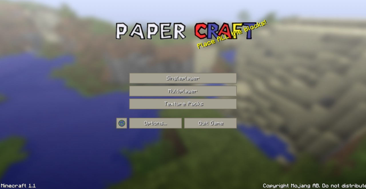 Minecraft Papercraft Texture Pack [1.4.4/1.4.2]