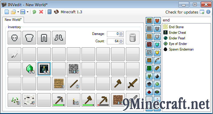 INVedit - Minecraft Inventory Editor 1