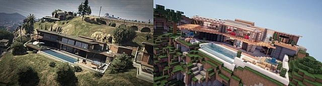 GTA V In Minecraft, 12288x12288 blocks