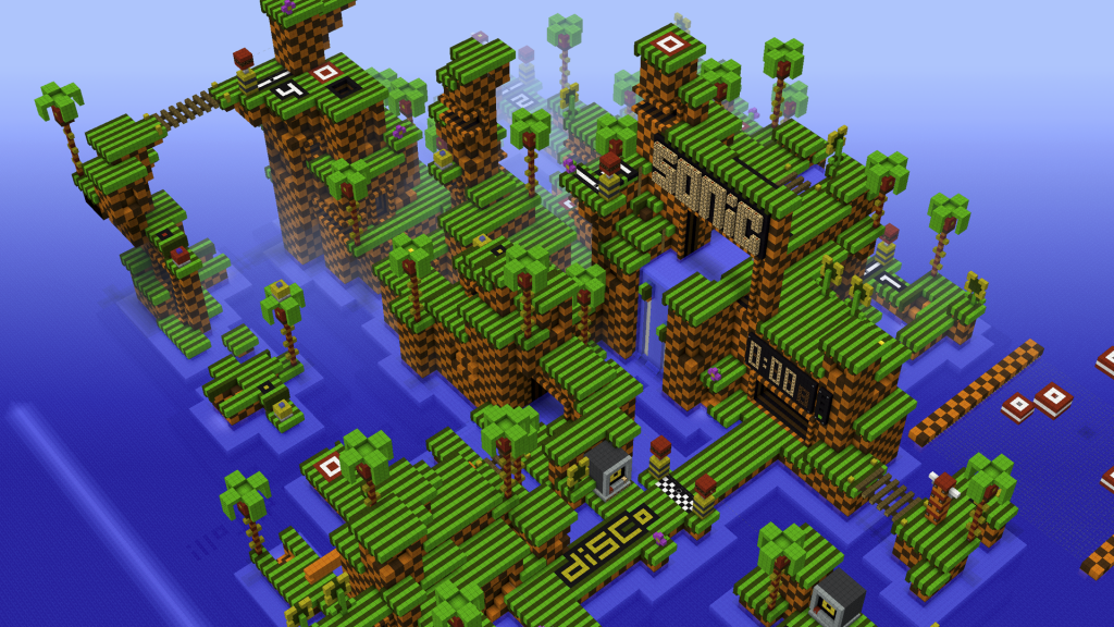 Updated my map, Green Hill Zone (From Sonic 1) but it's Minecraft :  r/Minecraft