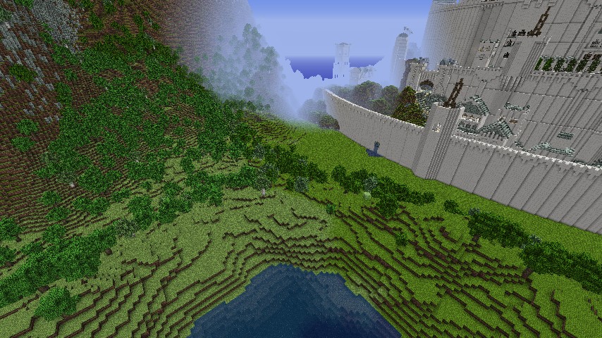 Minas Tirith Map 1.12.2, 1.11.2 for Minecraft 5