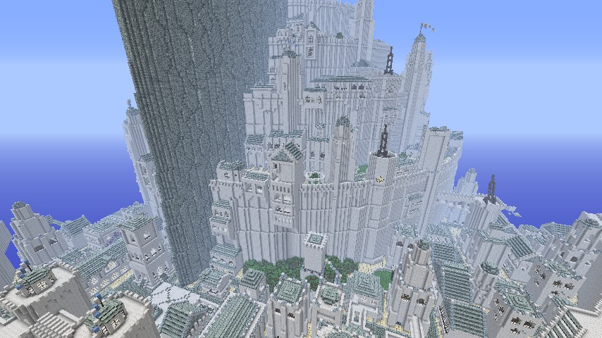 Minas Tirith Map 1.12.2, 1.11.2 for Minecraft 7