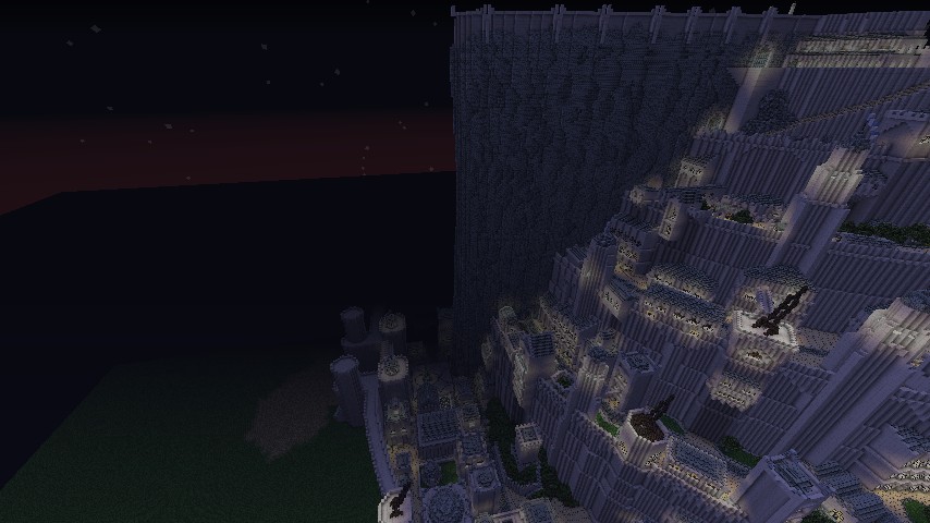 Minas Tirith Map 1.12.2, 1.11.2 for Minecraft 