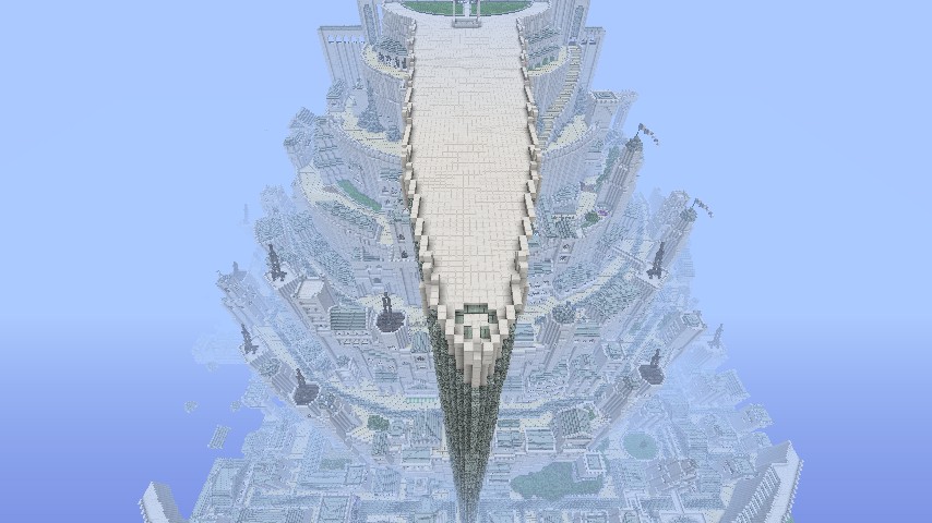 Minas Tirith Map 1.12.2, 1.11.2 for Minecraft 2