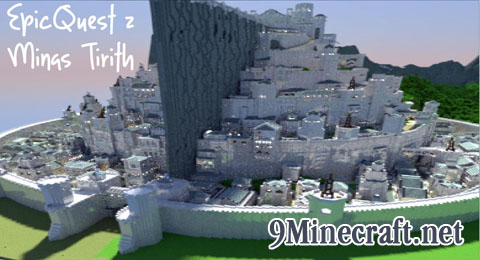 minas tirith minecraft schematic