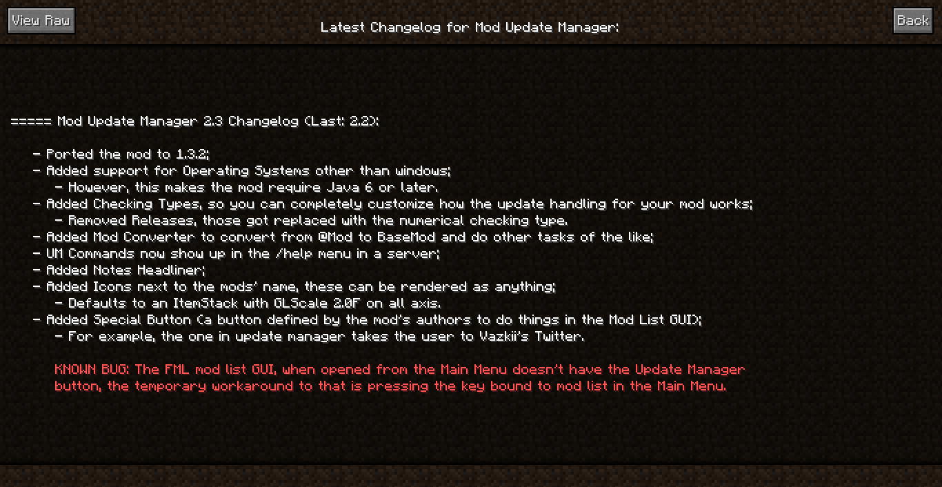 Mod Update Manager 1.4.7 3