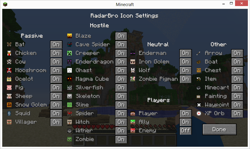 RadarBro Mod 1.9, 1.7.10 3