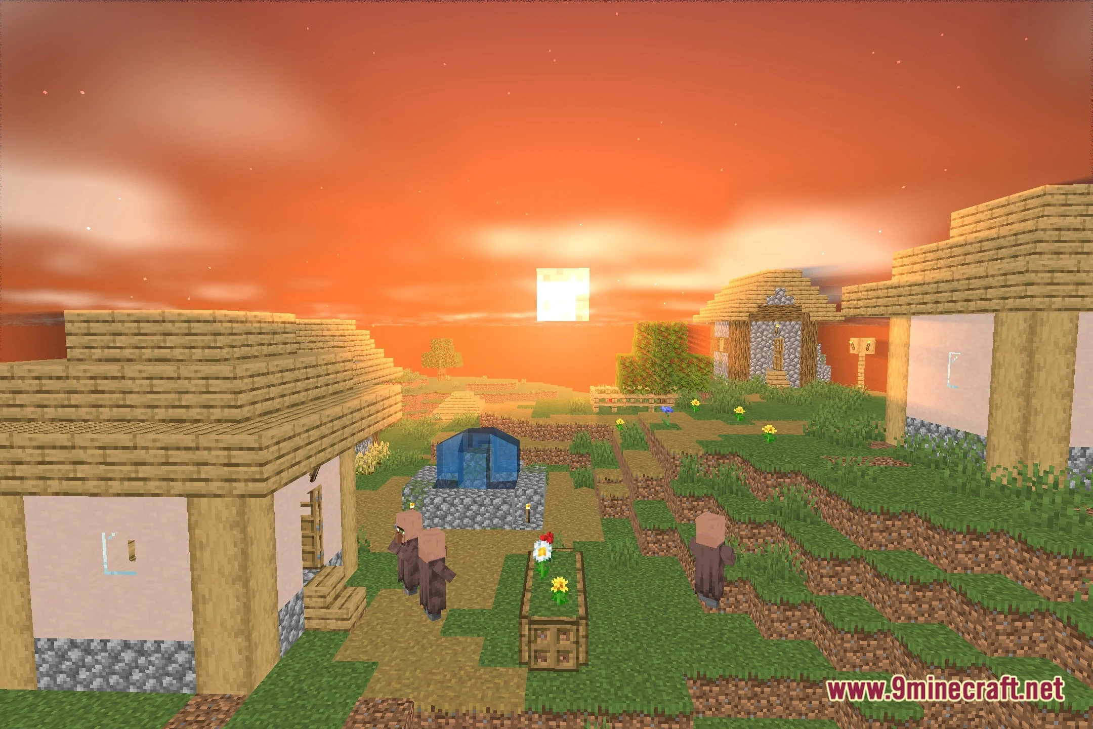 Aestheric Shaders (26.2, 1.20.1) – Lightweight Bloom and Realistic Skies — screenshot 6