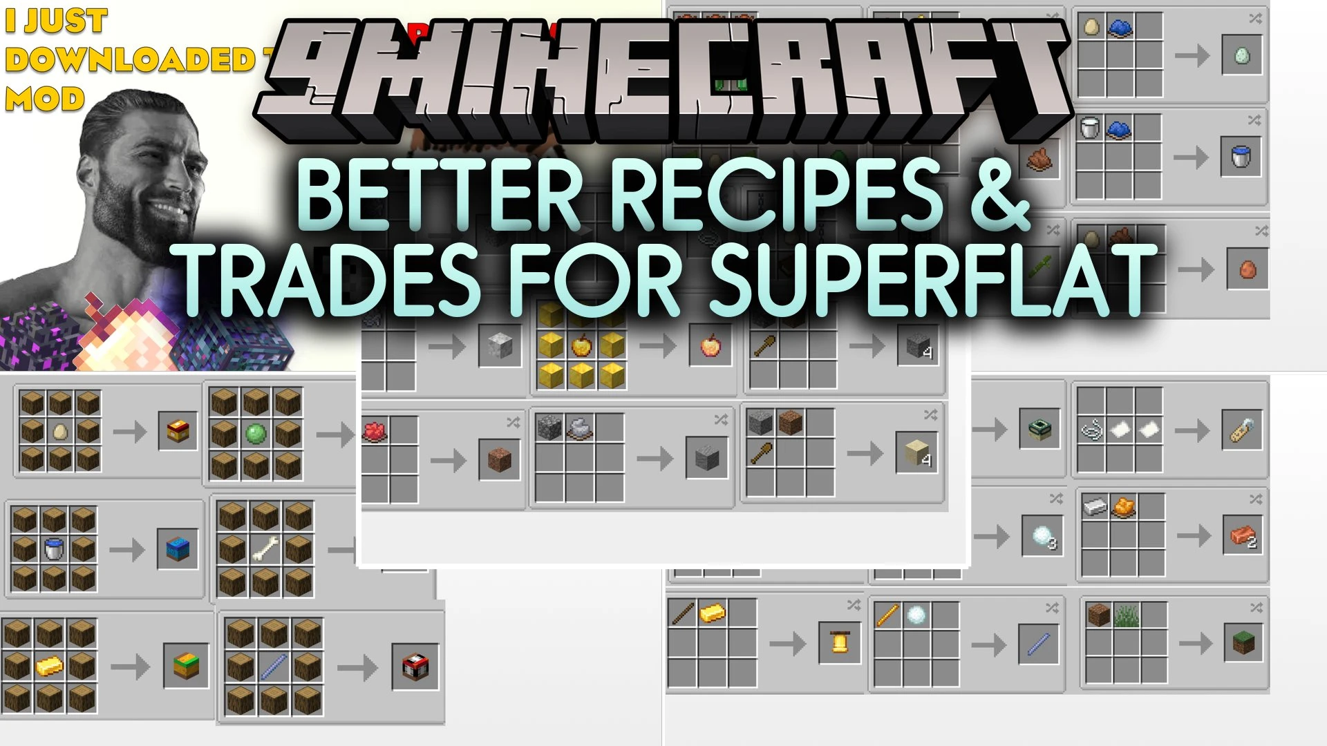Better Recipes & Trades for Superflat Mod (26.3, 1.20.1)