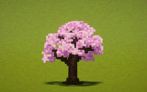 Cherry Blossom Tree Schematic (1.21.x) – Beautiful Pink Tree for Your World
