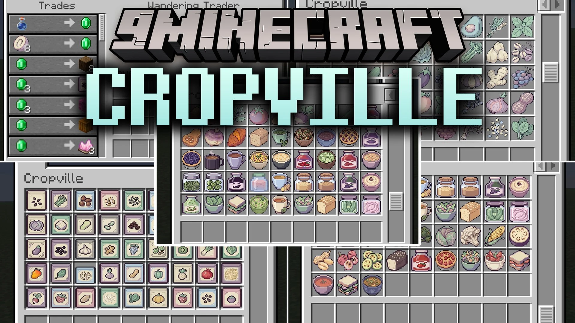Cropville Mod (26.3, 1.21.1) – Grow Dozens of Fresh Crops and Cook Hearty Meals