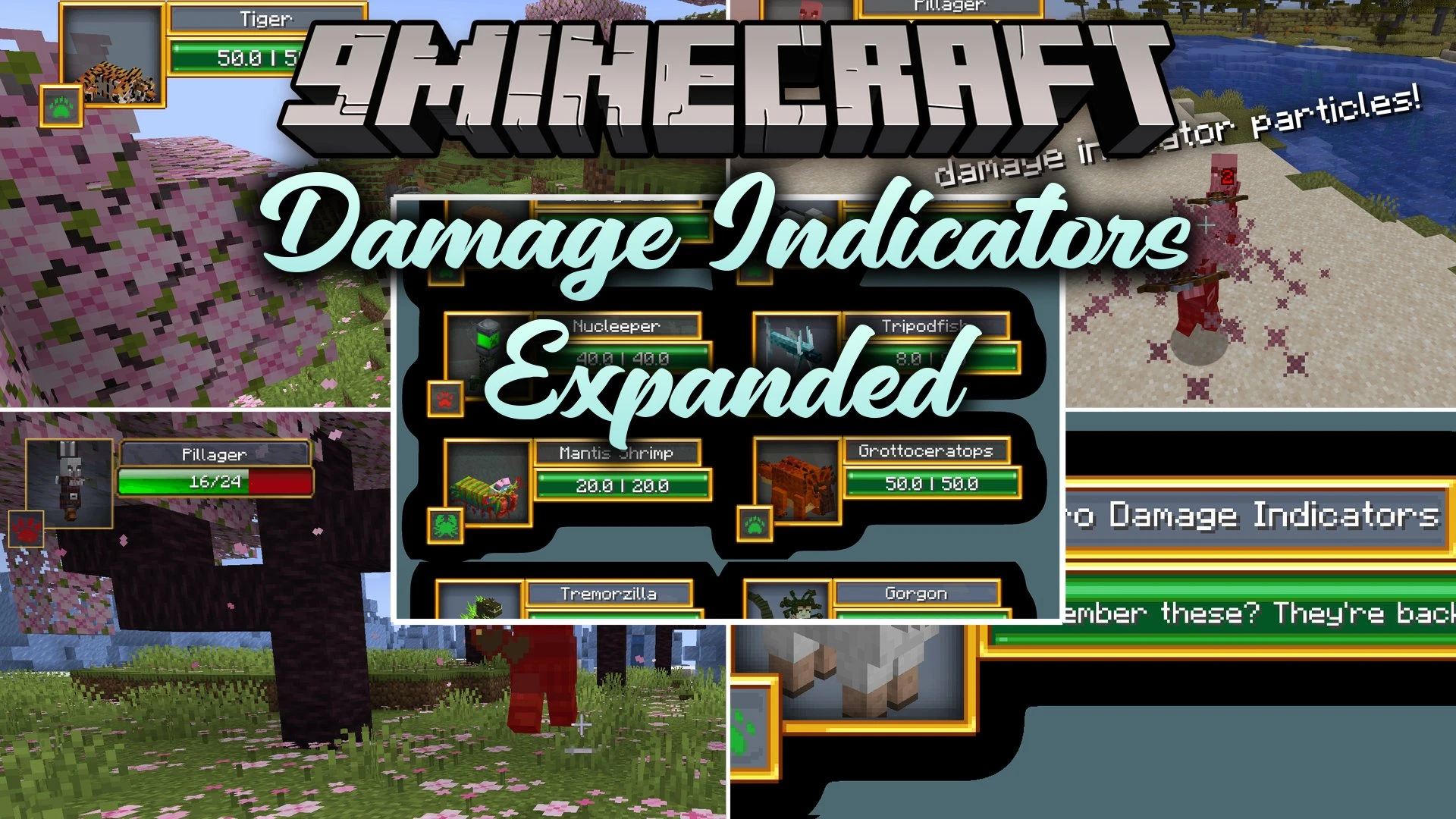 Damage Indicators Expanded Mod (26.3, 1.20.1)