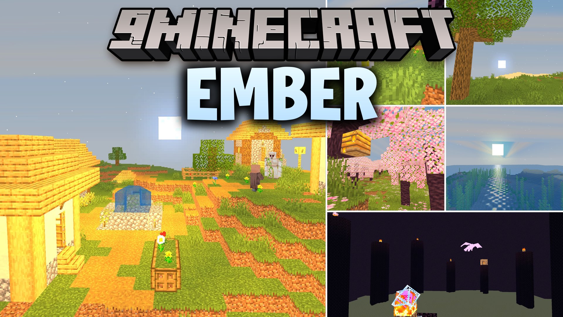 Ember Shaders (26.2, 1.20.1) – Soft Bloom and Clean Water Reflections