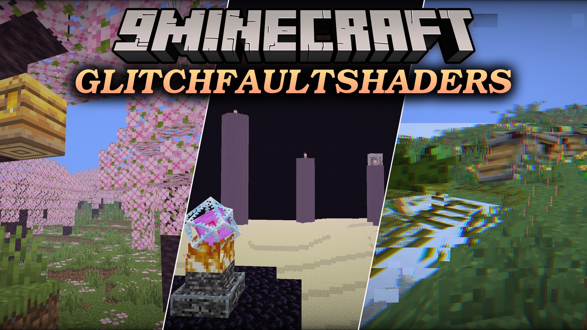 GlitchFaultShaders (26.2, 1.20.1) – Broken Digital Screen Glitch Effects