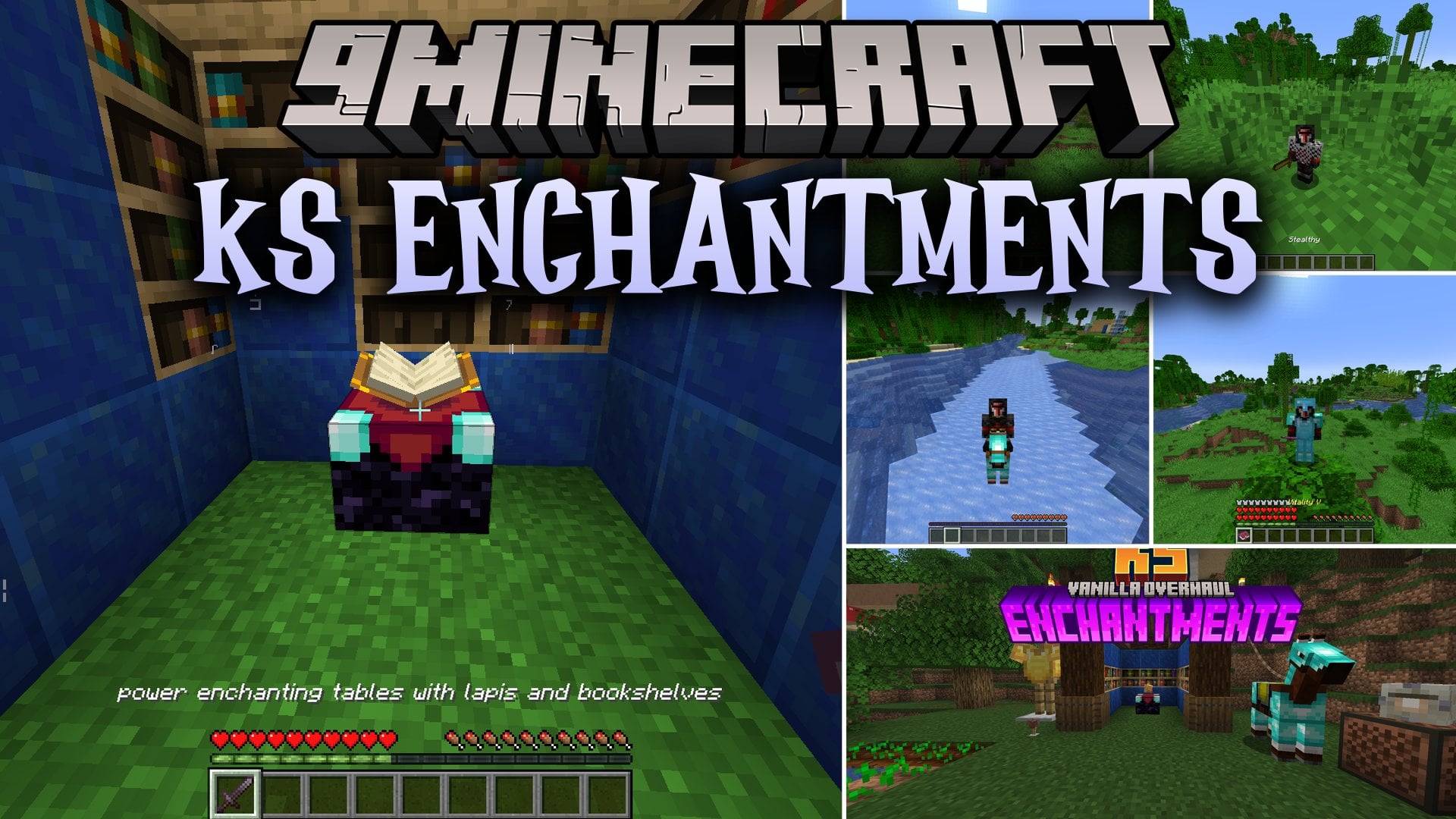 KS Enchantments Mod (26.3, 1.21.11) – Walk Over Lava Pools and Fell Trees
