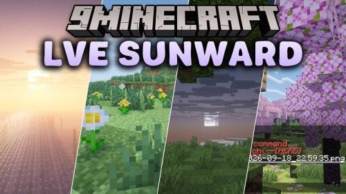 LVE Sunward Shaders (26.2, 1.20.1) – Crisp PBR Materials and Reflections