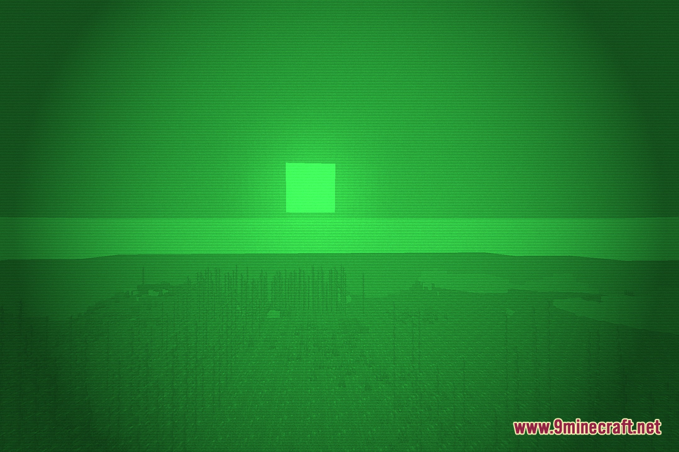 NightVision Goggles Shaders (26.2, 1.20.1) – Green Night Vision Filter — screenshot 2