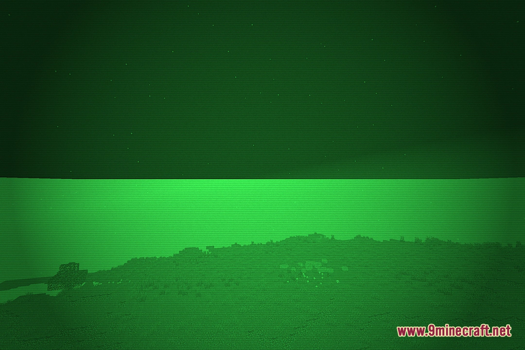 NightVision Goggles Shaders (26.2, 1.20.1) – Green Night Vision Filter — screenshot 8