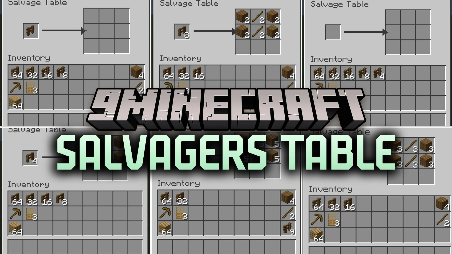 Salvagers Table Mod (26.3) – Break Down Unwanted Items to Reclaim Raw Materials