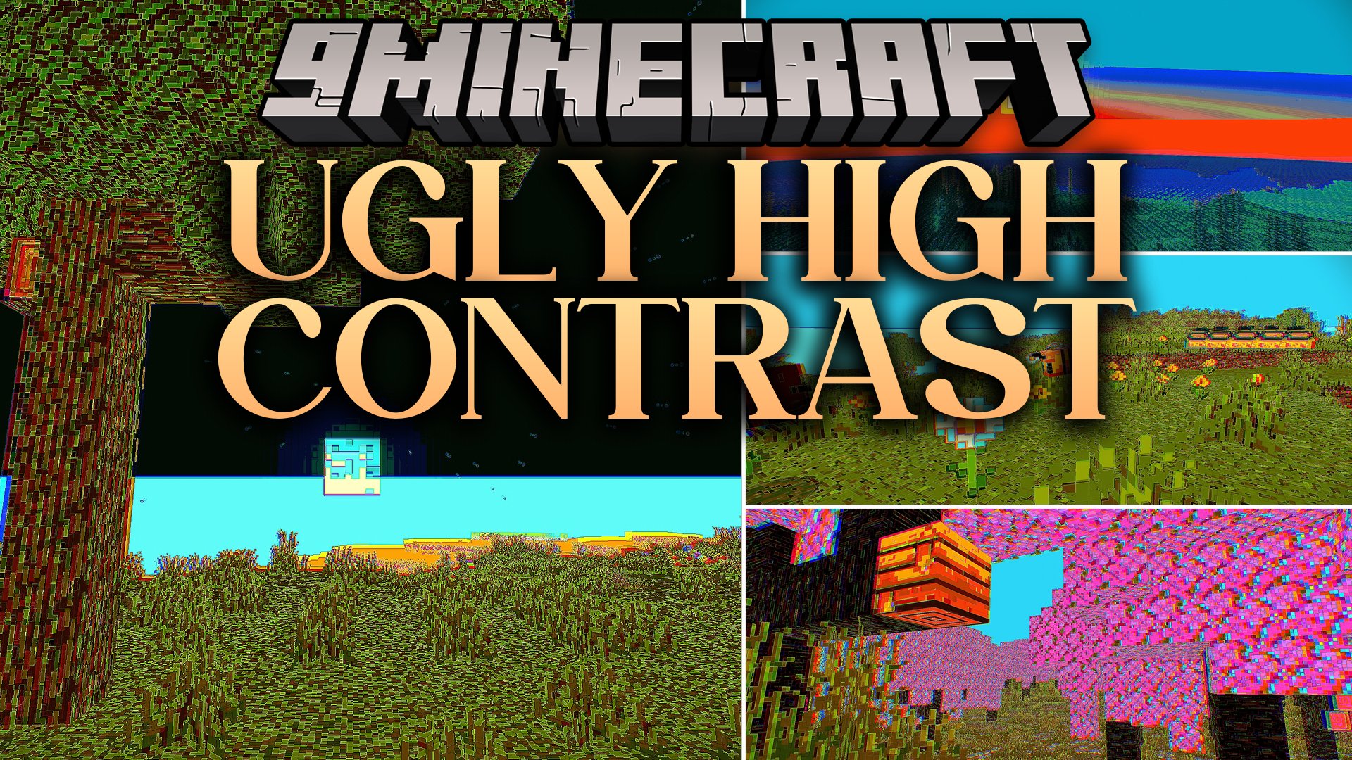 Ugly High Contrast Shaders (26.2, 1.20.1) – Extreme Contrast and Sharp Shadows