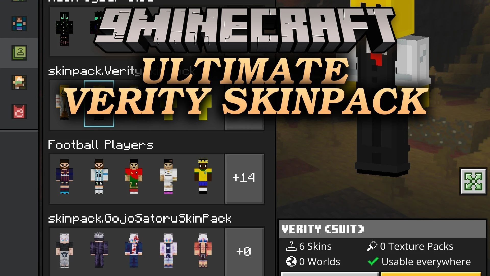 Ultimate Verity Skin Pack (26.x) – Creepy Horror Outfits for Bedrock Multiplayer
