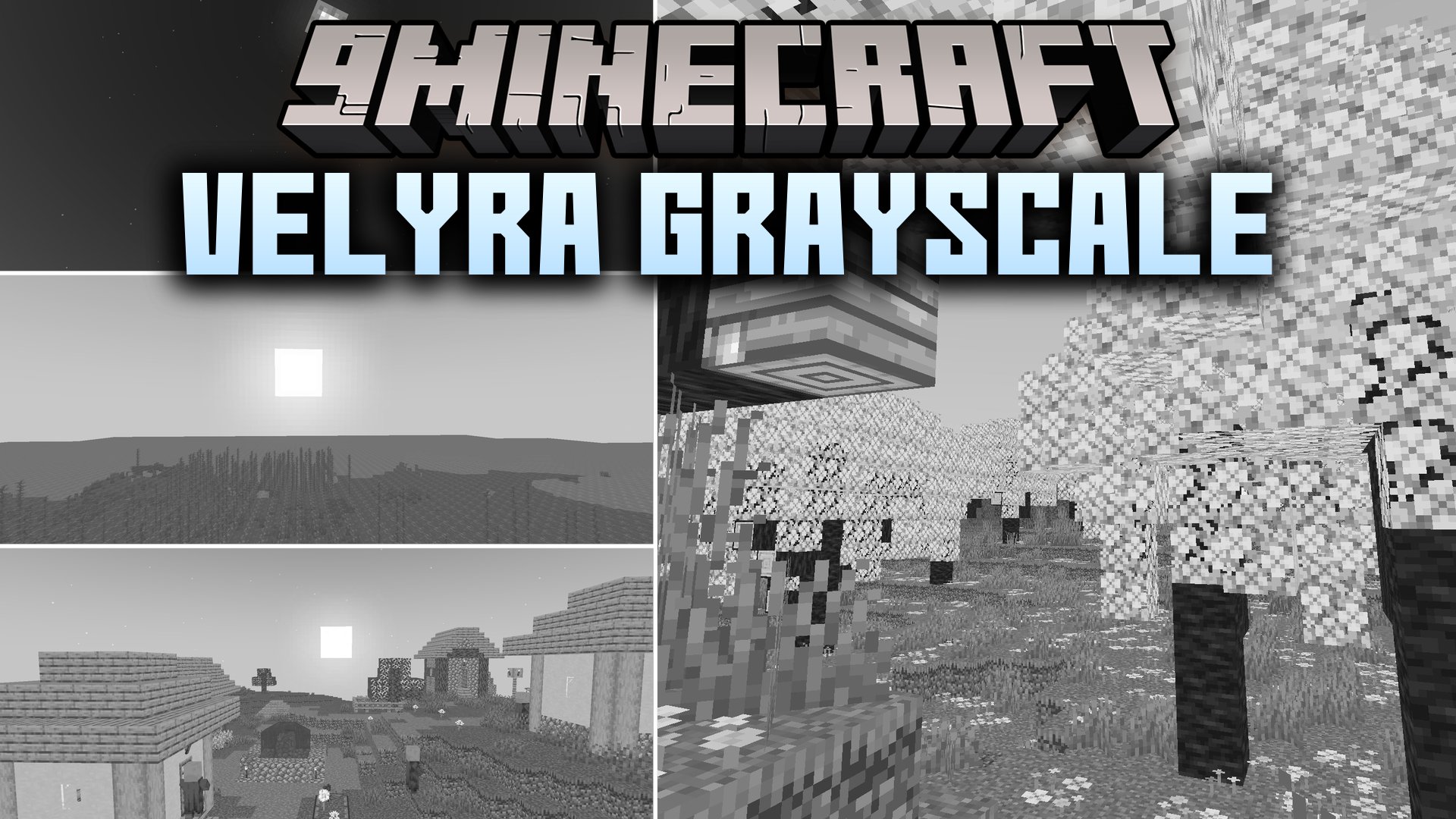 Velyra Grayscale Shaders (26.2, 1.20.1) – Retro Black and White Visuals