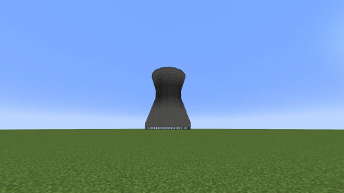 Big Cooling Plant Schematic (1.21.x) - Massive Cooling Tower for Industrial Factory Builds