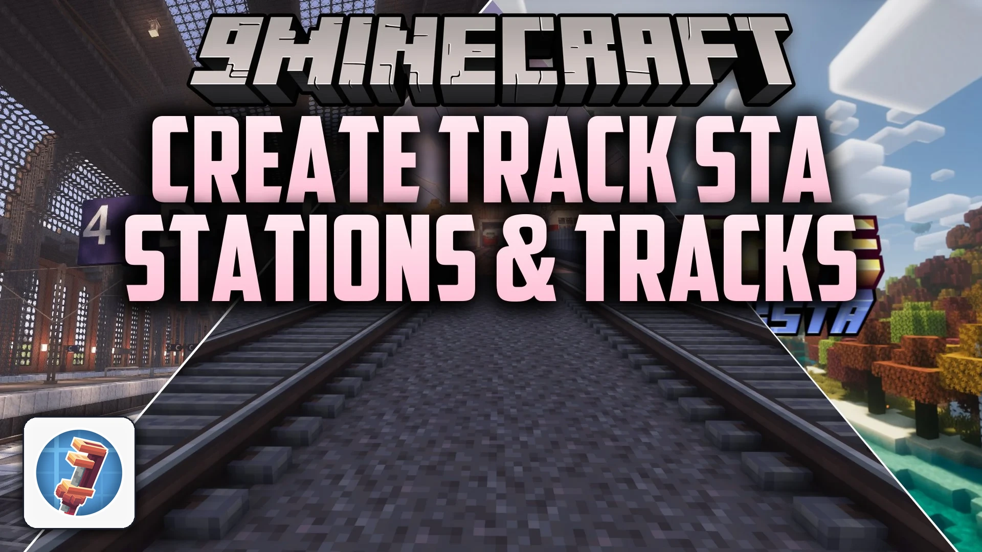 Create Track Sta Stations & Tracks Mod (1.21.1, 1.20.1)