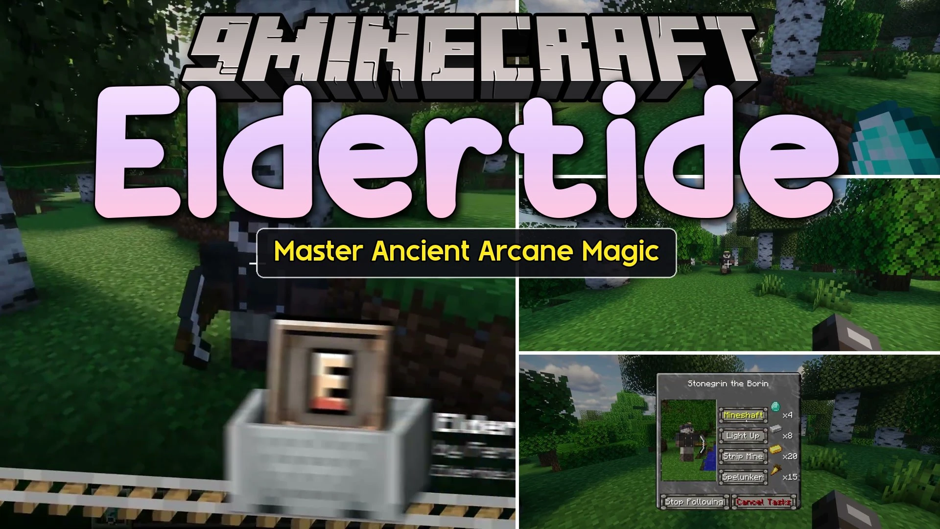 Eldertide Mod (1.21.1) – Tame Underground Companions to Automate Your Mining