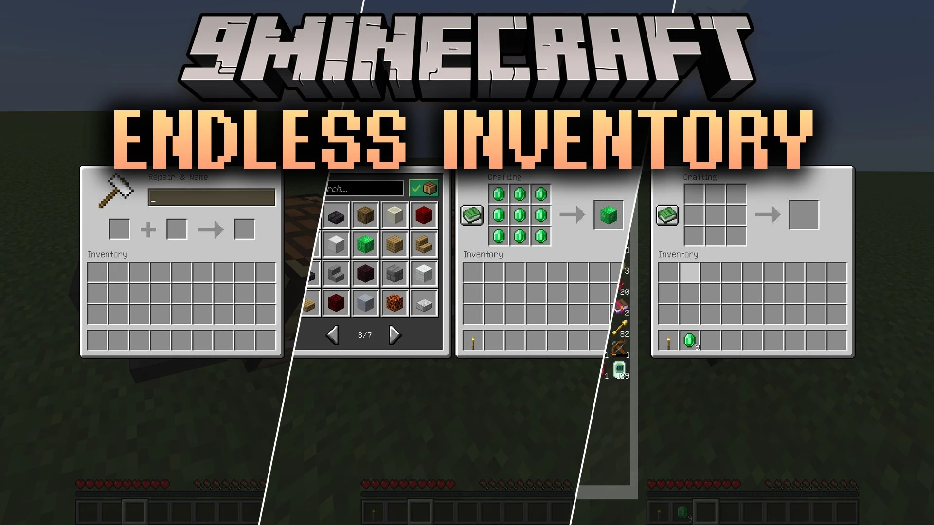 Endless Inventory Mod (26.2, 1.20.1) – Never Run Out of Bag Space
