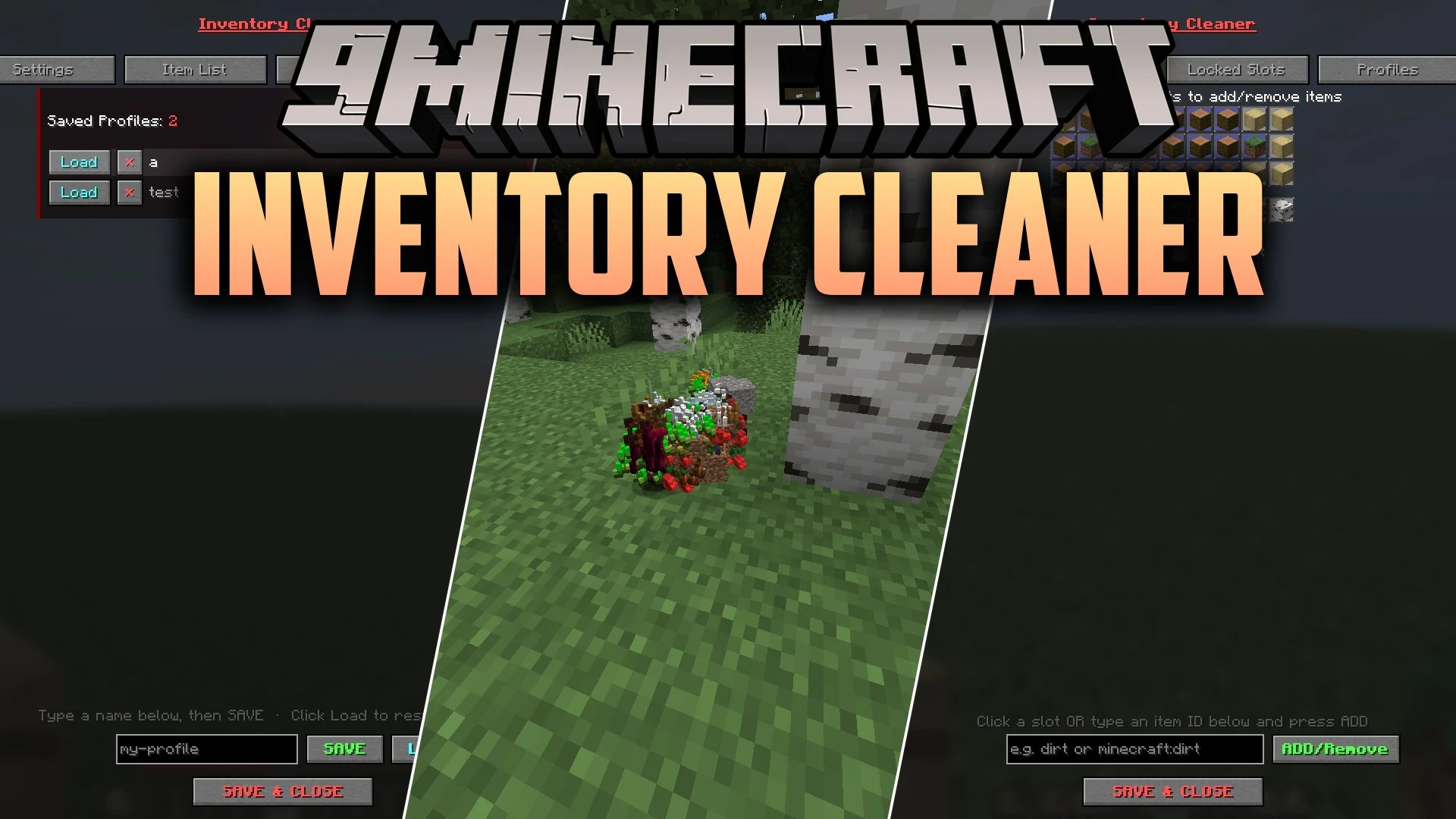 Inventory Cleaner Mod (26.3, 1.20.1) – Auto Toss Unwanted Junk While Mining