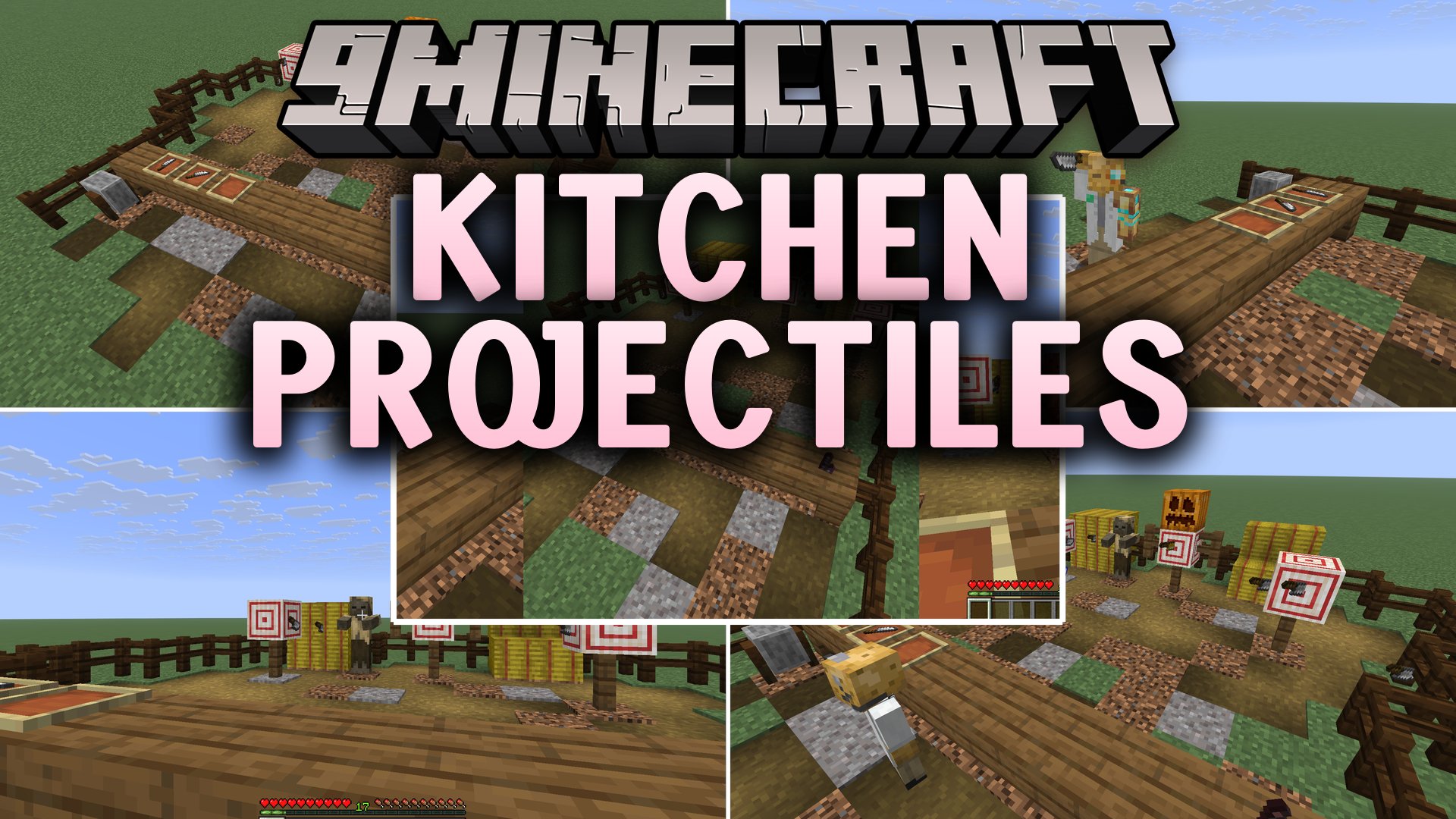 Kitchen Projectiles Mod (26.3, 1.20.1) – Throw Cooking Knives Like Deadly