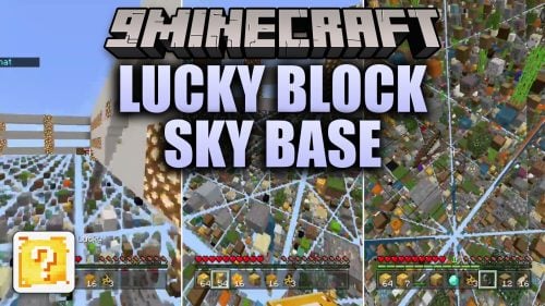 Lucky Block Sky Base Map (26.x, 1.21) – Survive Chaotic Mystery Drops