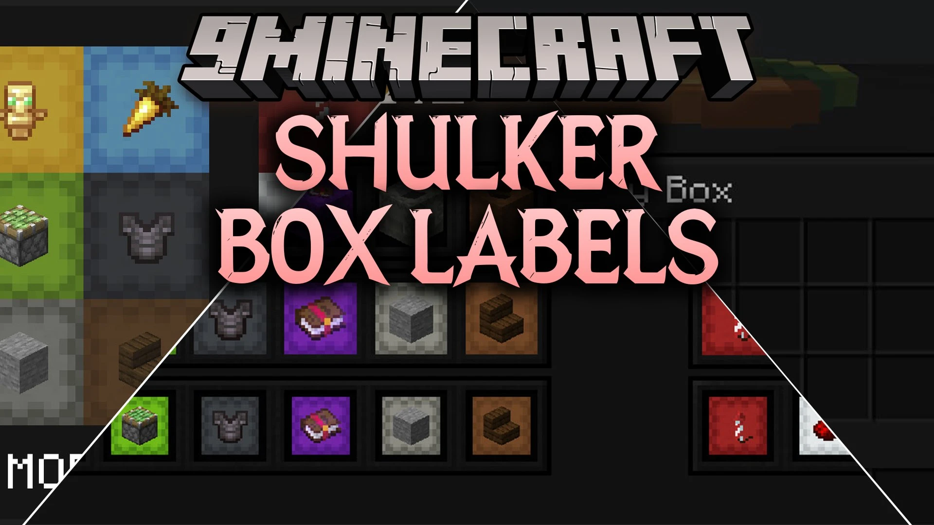 Shulker Box Labels Mod (26.3, 1.21.11) – Find Your Stored Items at a Single