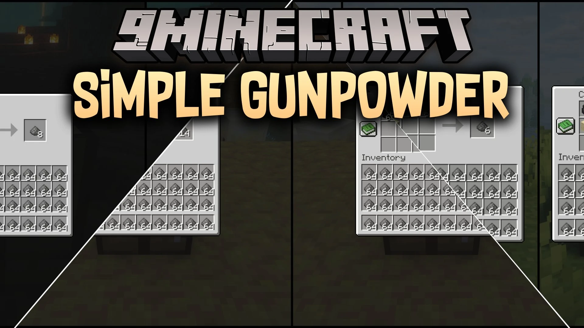 Simple Gunpowder Mod (26.3, 1.20.1) – Craft TNT and Fireworks Without Mob Farms