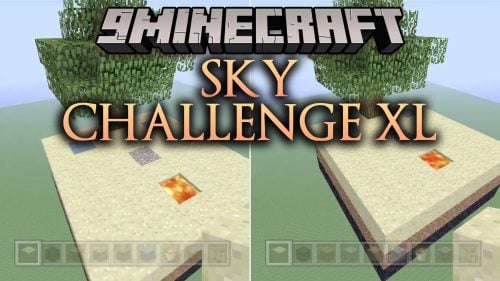Sky Challenge XL Map (26.x) – Bridge Across Floating Biomes to Slay the Dragon