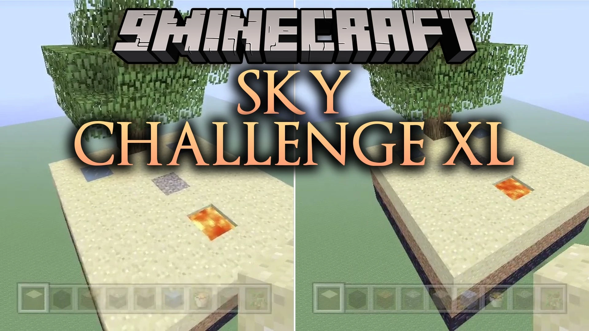 Sky Challenge XL Map (26.x) – Bridge Across Floating Biomes to Slay the Dragon
