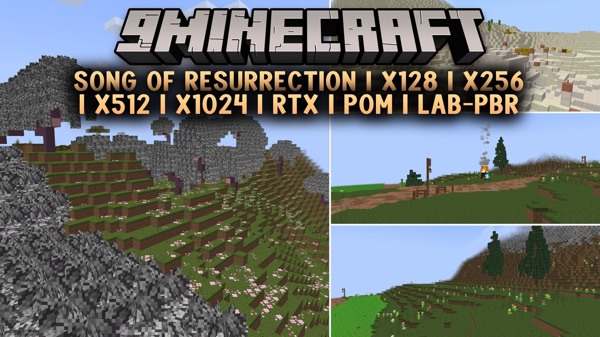 Song of Resurrection I X128 I X256 I X512 I X1024 I RTX I POM I lab-pbr Resource Pack (26.1.2, 1.21.11)