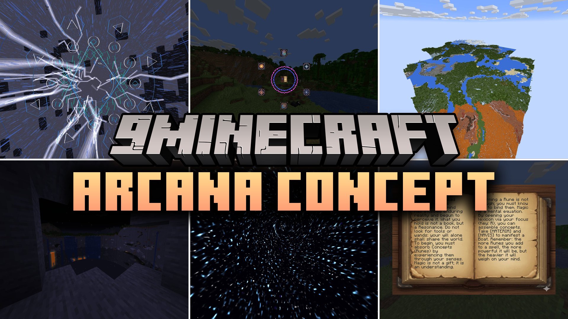 Arcana Concept by R72__ Mod (1.20.1) – Cast Mind Magic Without Wands