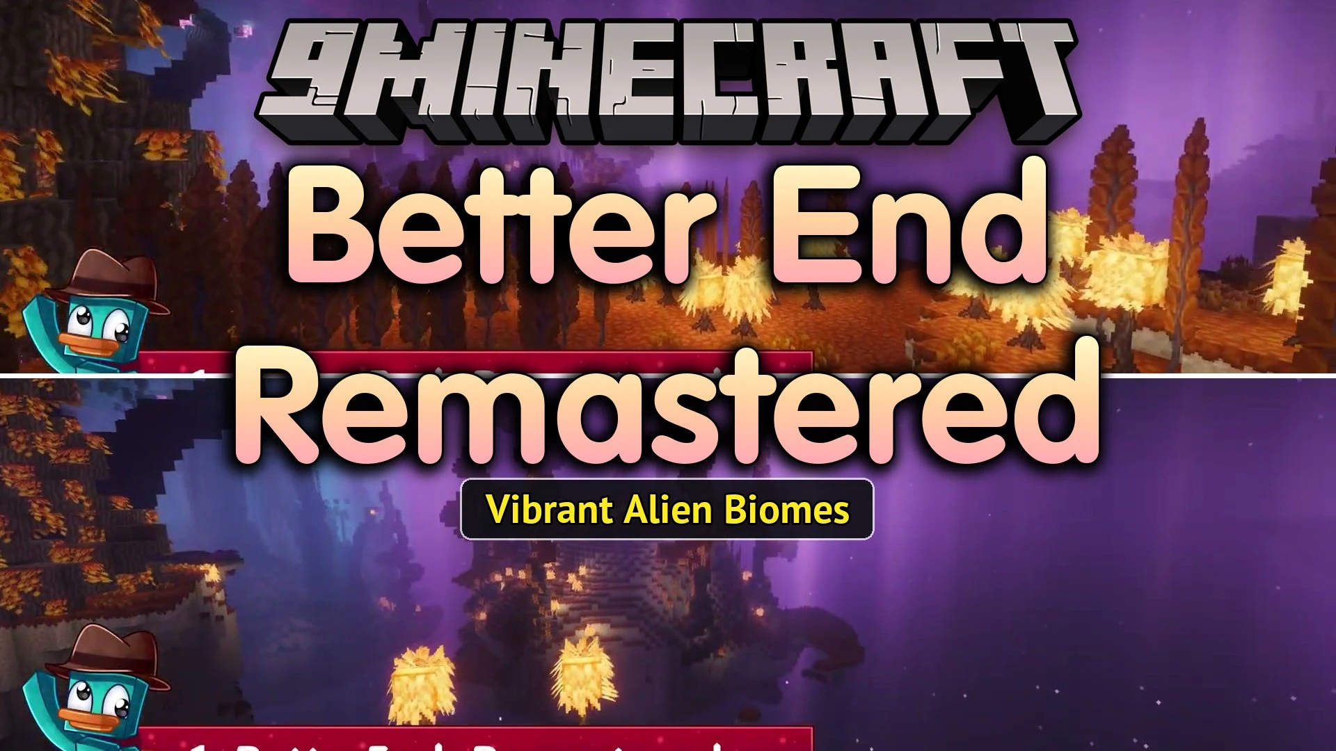 Better End Remastered Mod (1.21.1) – Turn the Barren Void Into a Thriving Alien