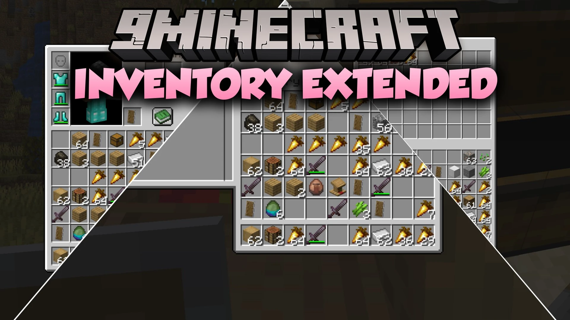 Inventory Extended Mod (26.3, 1.21.11) – Carry Double the Items on Long Mining