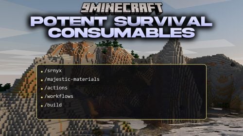 Potent Survival Consumables Plugin (26.3, 1.20.1) – Turn Regular Food