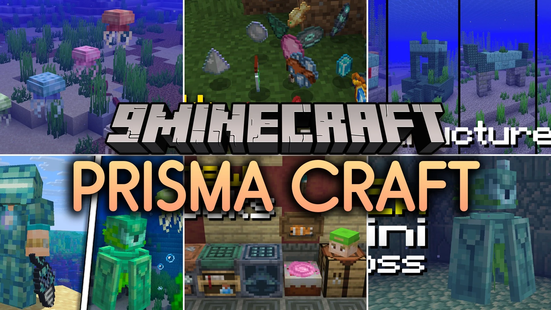 Prisma Craft Mod (26.1.2, 1.21.11) – Conquer Deep Oceans with Prismarine Armor