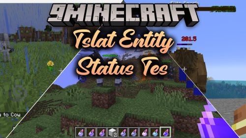 Tslat Entity Status TES Mod (26.3, 1.20.1) – Track Mob Health and Combat