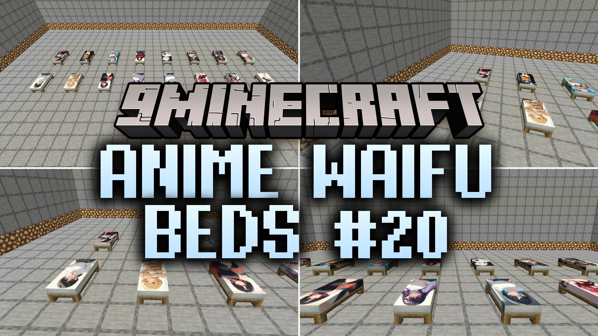 Anime Waifu Beds #20 Resource Pack (26.1.2, 1.20.1) – Charming Anime Artwork