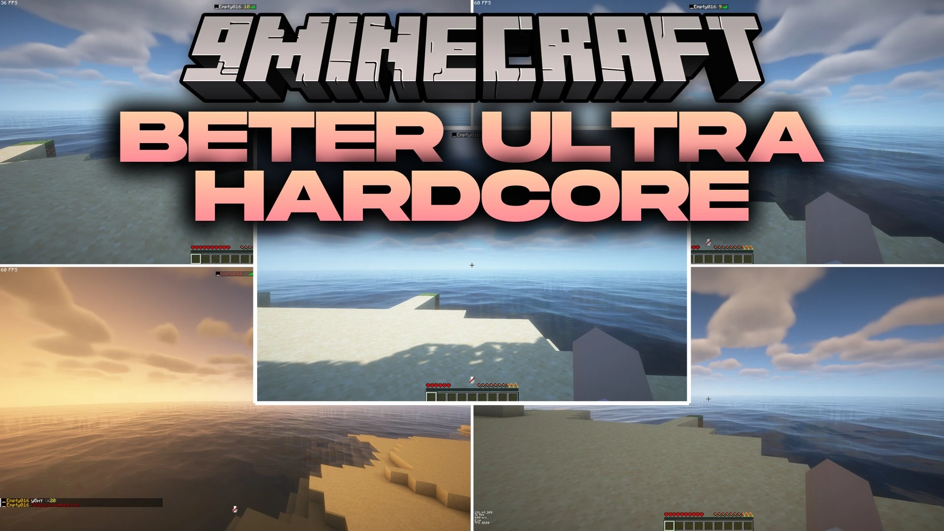 Beter Ultra Hardcore Mod (26.3, 1.20.1) – Survive Hardcore with Ten Shrinking